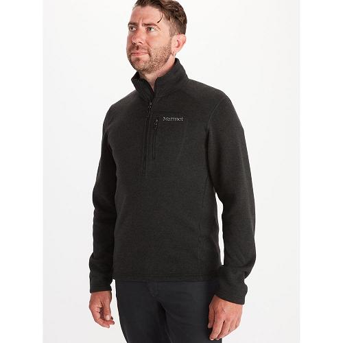 Marmot Drop Line Jackets - Mens Fleece Black CA4967520 Canada